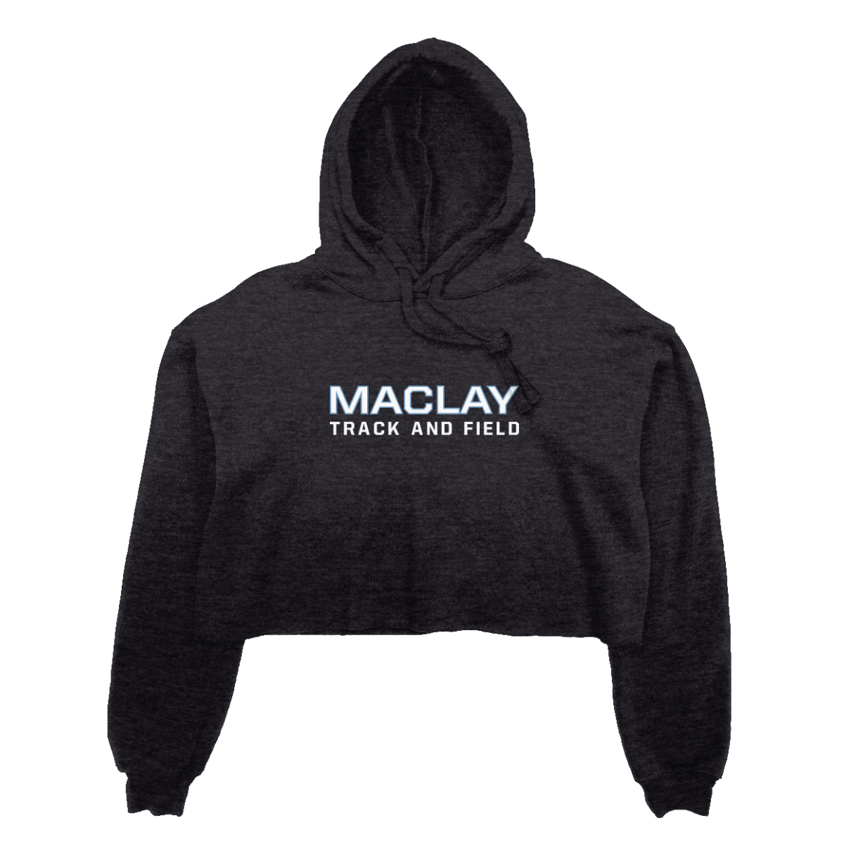 Women's Maclay Track & Field Bella + Canvas Cropped Hoodie