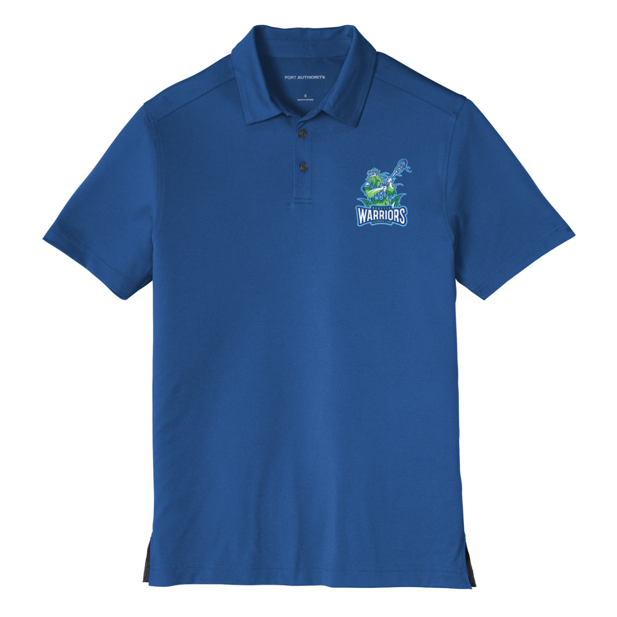 Adult Seattle Warriors Lacrosse Port Authority Stretch Polo