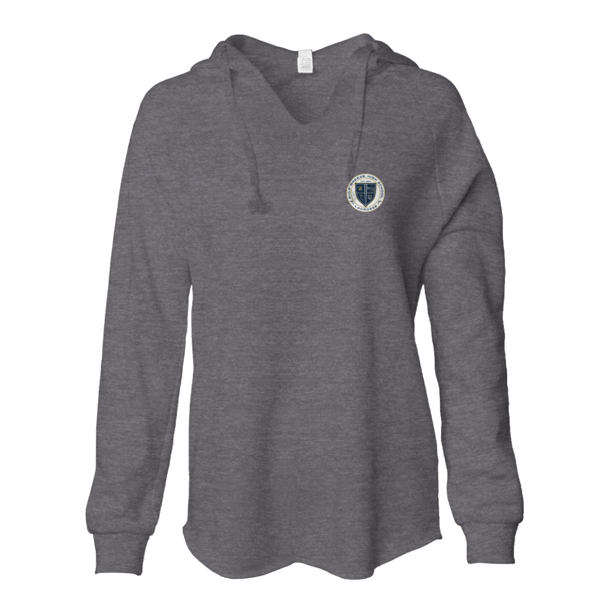 Womens GBHS Lacrosse Lightweight Wash Hoodie