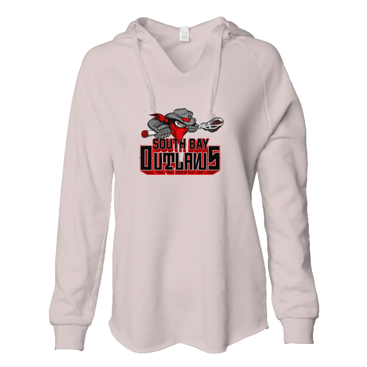 Women's South Bay Outlaws Lightweight Wash Hoodie