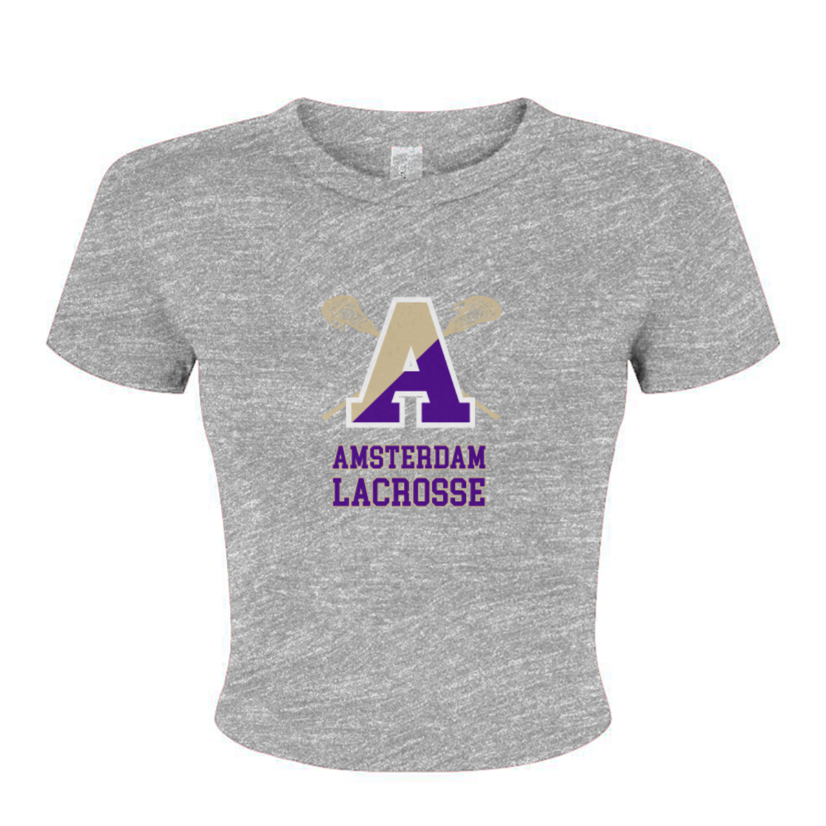 Women's Amsterdam Lacrosse Micro Rib Baby Tee