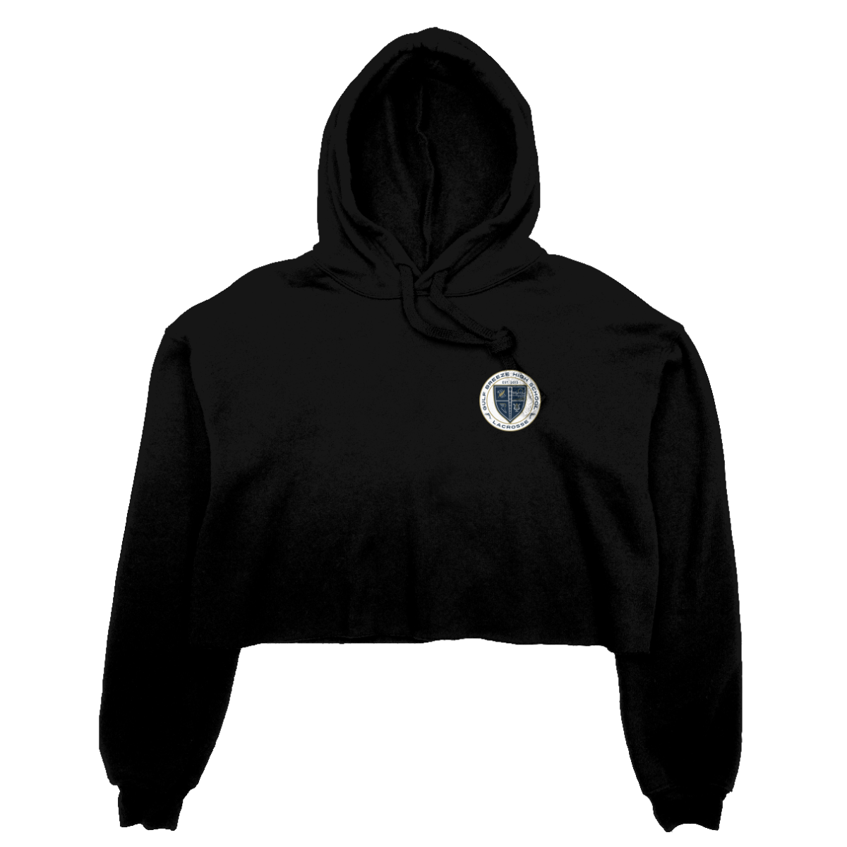 Women's GBHS Lacrosse Bella + Canvas Cropped Hoodie