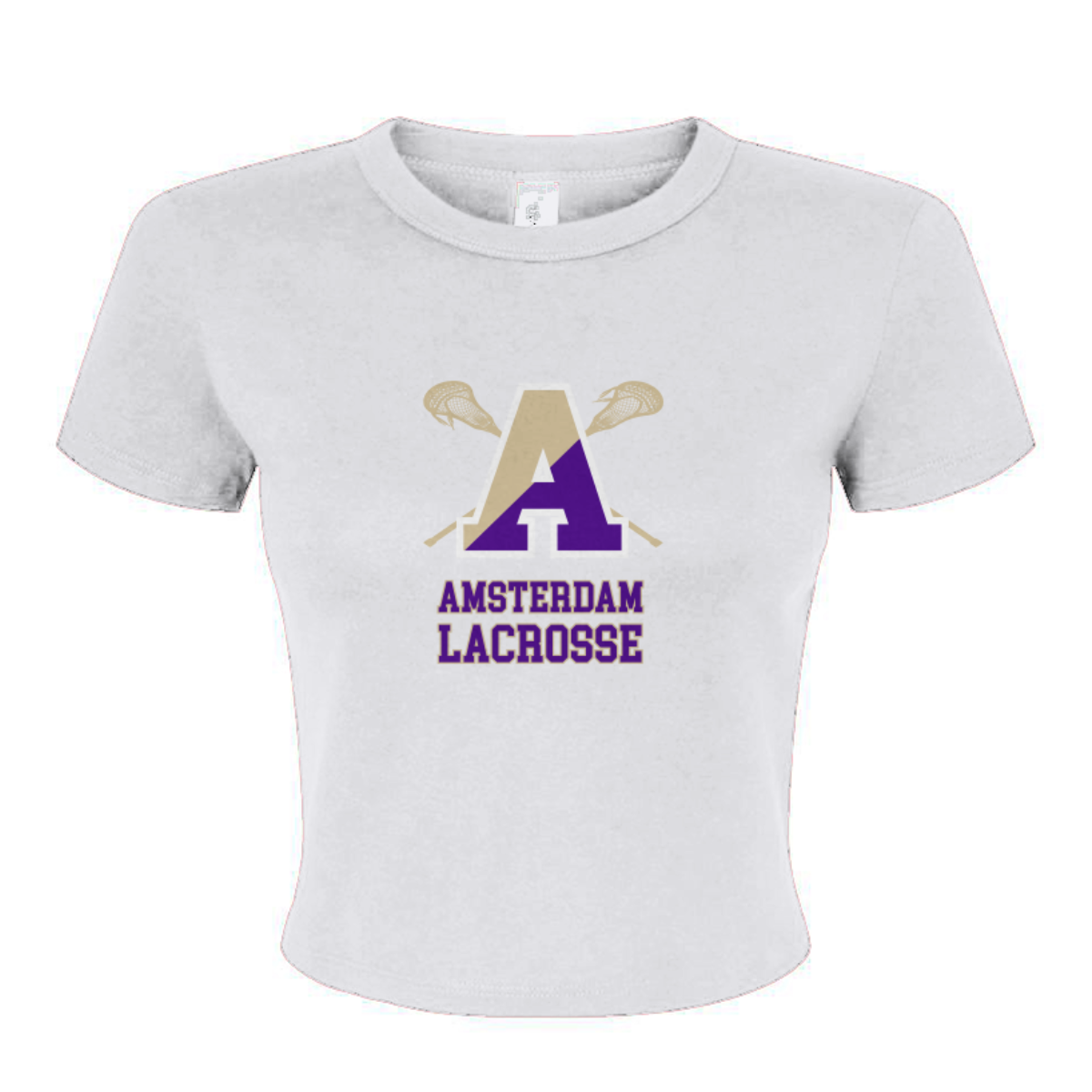 Women's Amsterdam Lacrosse Micro Rib Baby Tee