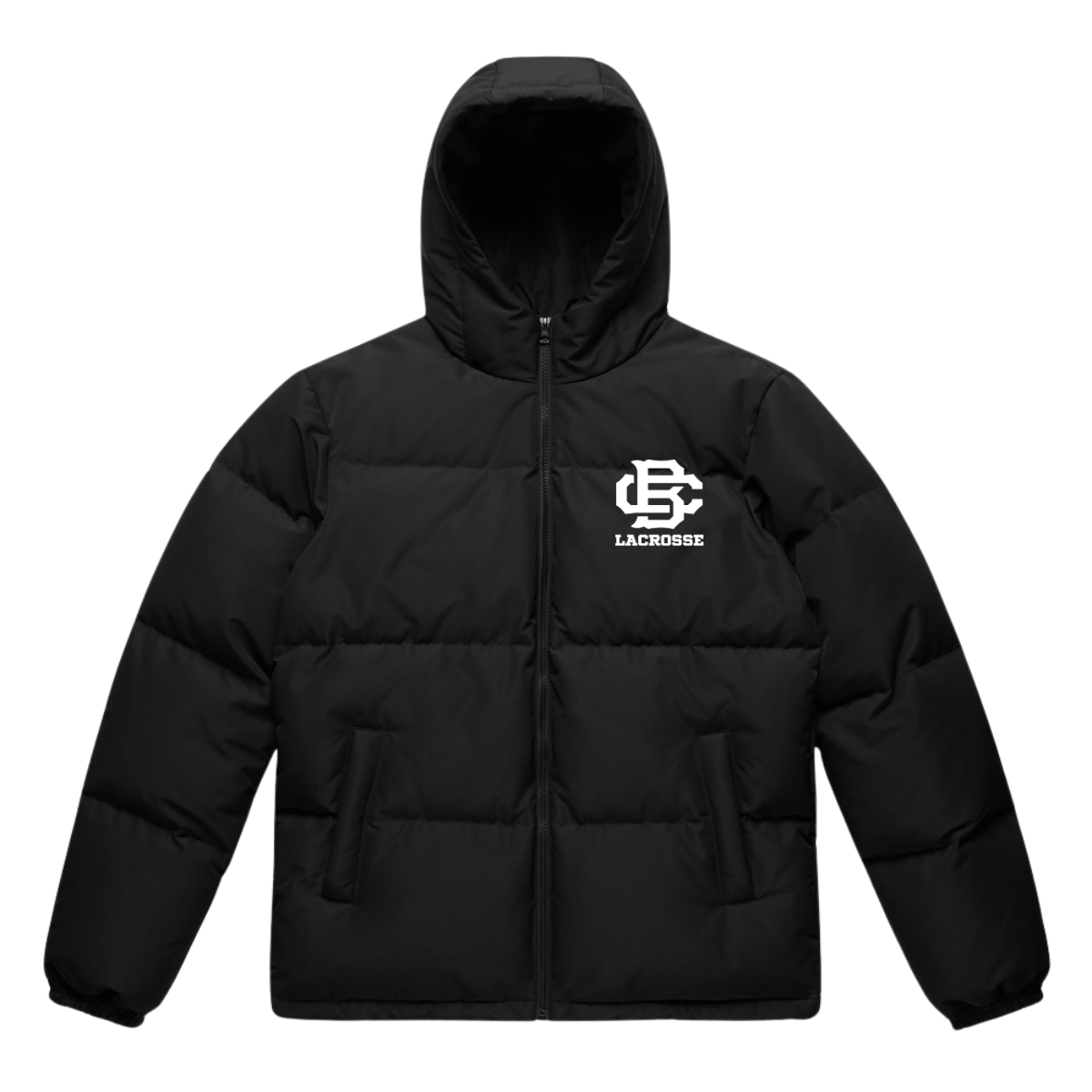 Adult CBHS Lacrosse AS Colour Hooded Puffer Jacket