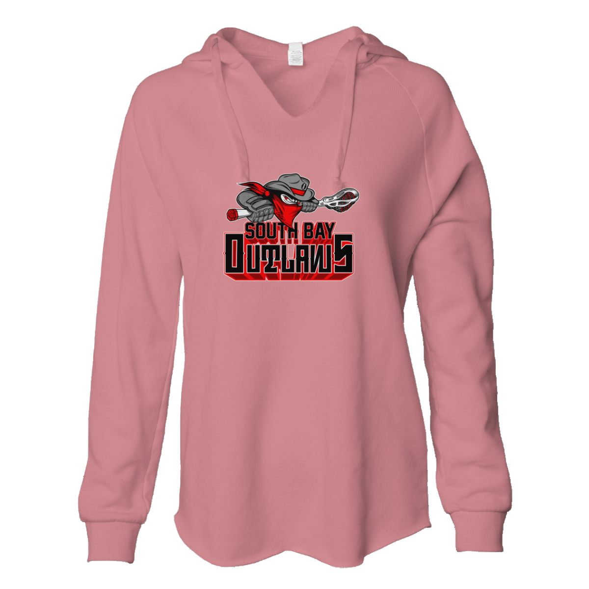 Women's South Bay Outlaws Lightweight Wash Hoodie