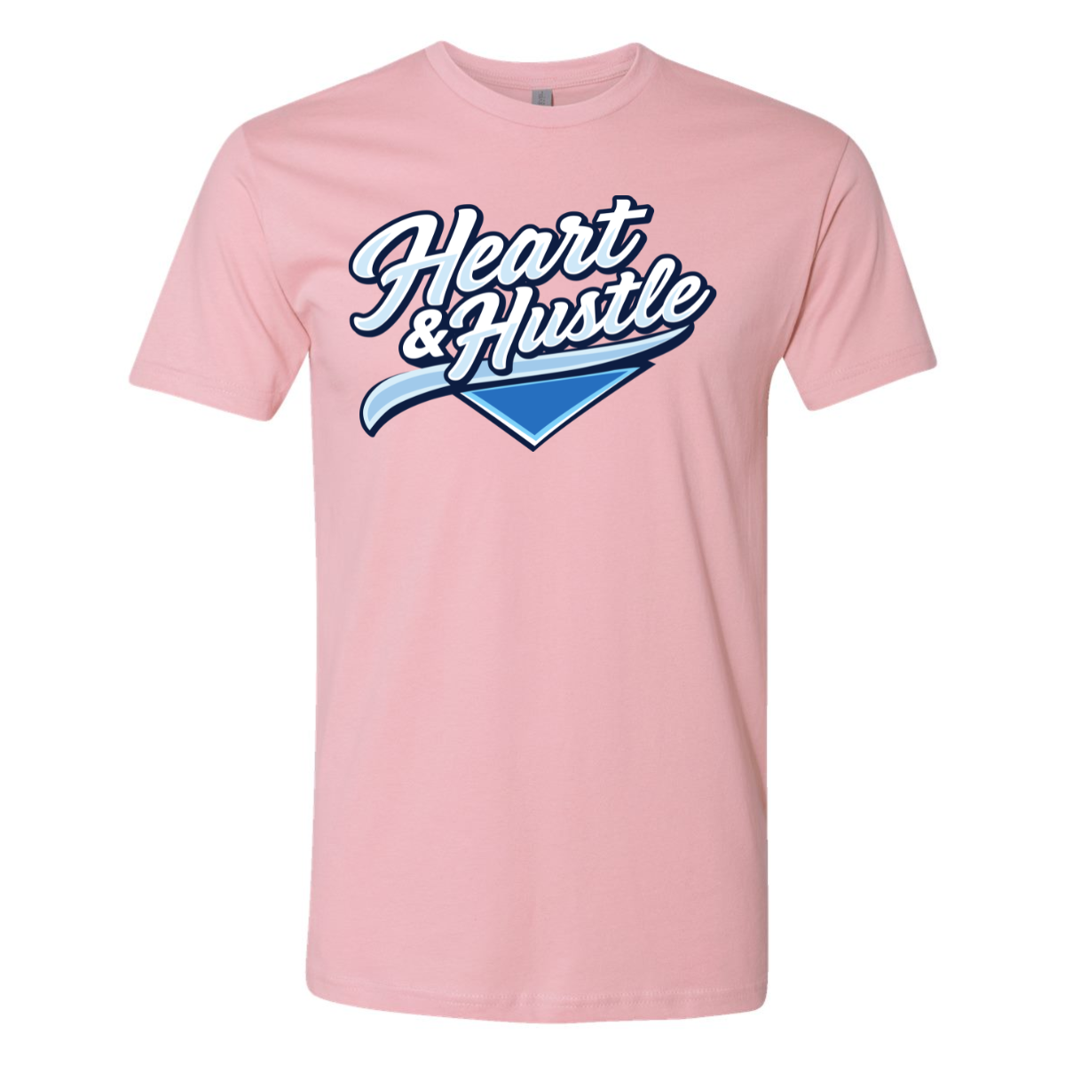 Adult Heart and Hustle Baseball Next Level Cotton T-Shirt