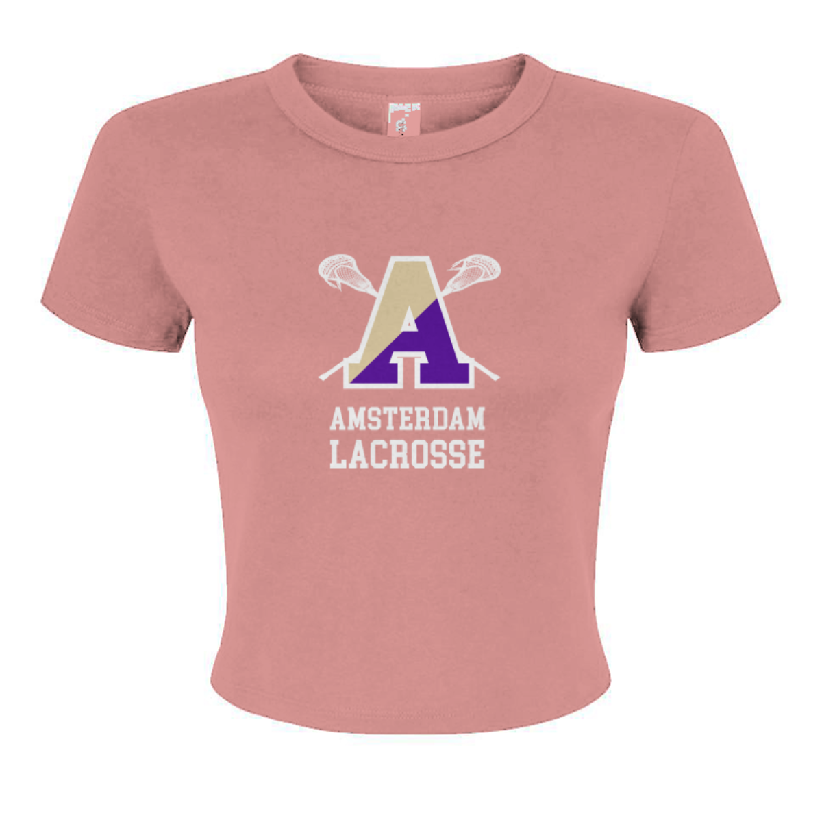 Women's Amsterdam Lacrosse Micro Rib Baby Tee