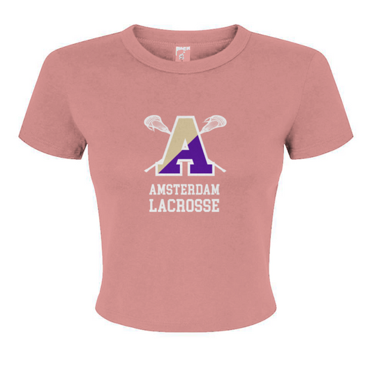 Women's Amsterdam Lacrosse Micro Rib Baby Tee