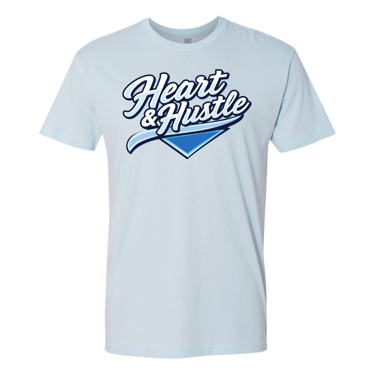 Adult Heart and Hustle Baseball Next Level Cotton T-Shirt