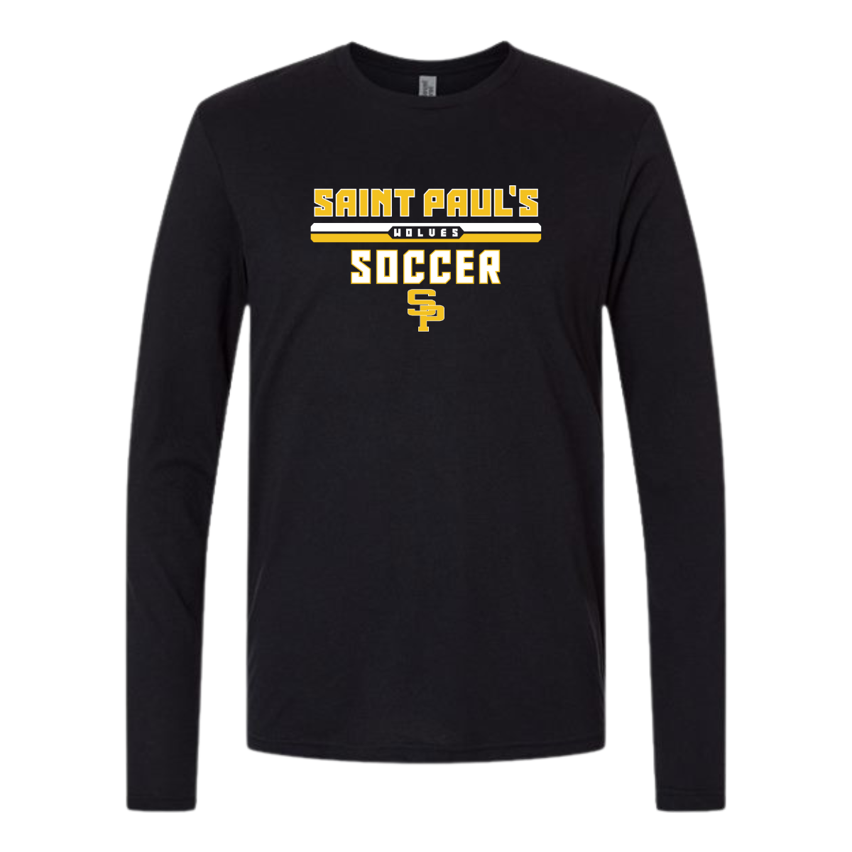 Adult St Paul's Soccer Next Level Triblend Long Sleeve