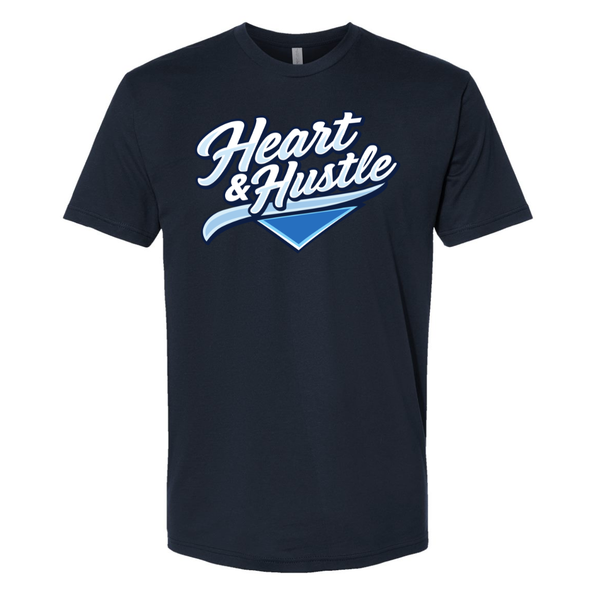 Adult Heart and Hustle Baseball Next Level Cotton T-Shirt
