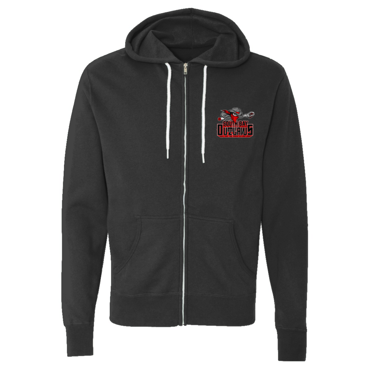 Adult South Bay Outlaws Lightweight Full Zip Hoodie