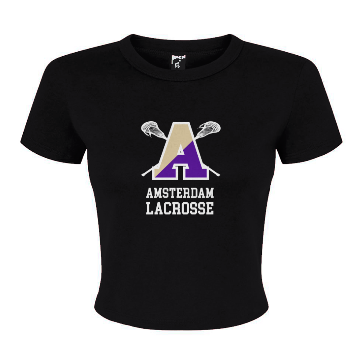 Women's Amsterdam Lacrosse Micro Rib Baby Tee