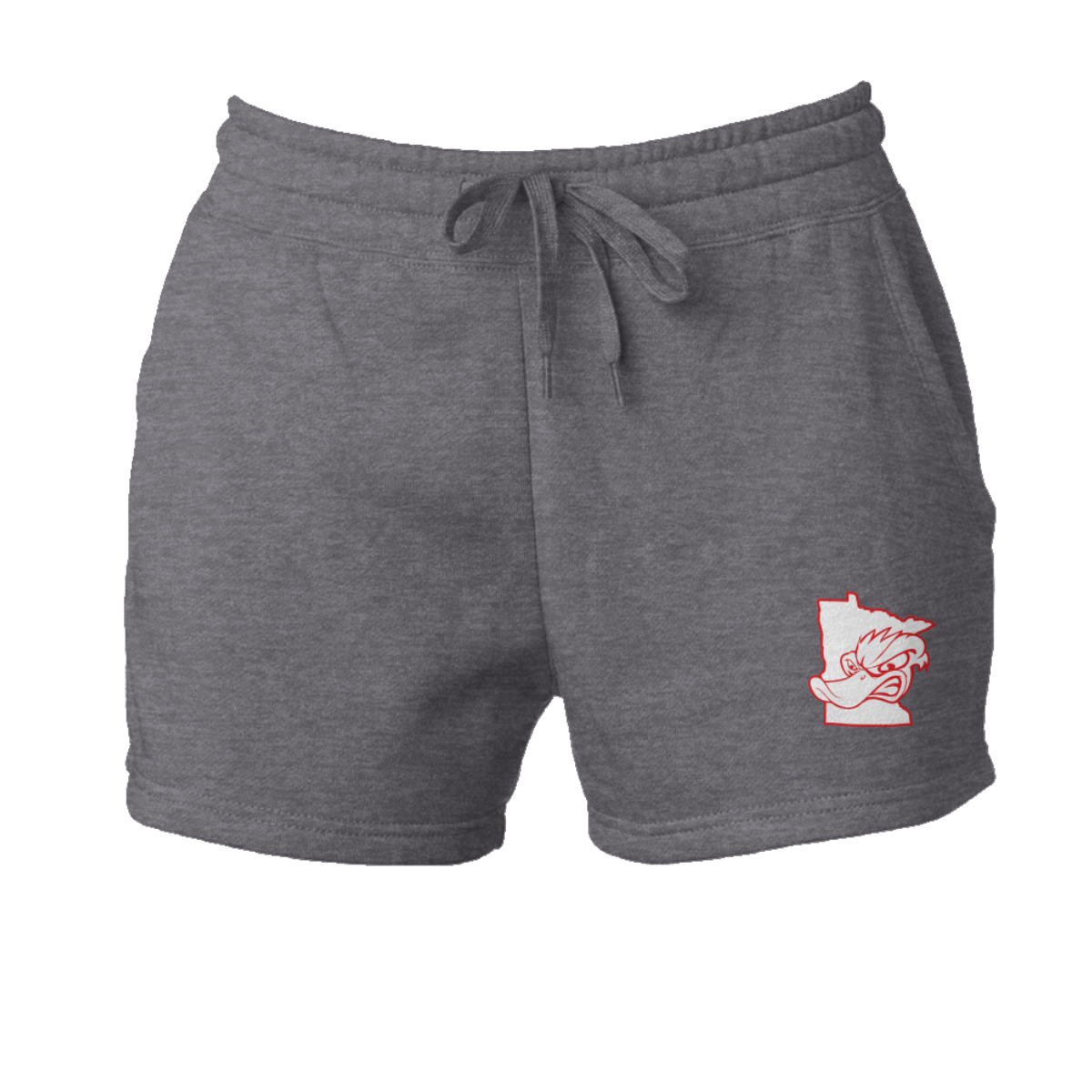 Women's Grey Duck Lacrosse Cali Wave Wash Shorts