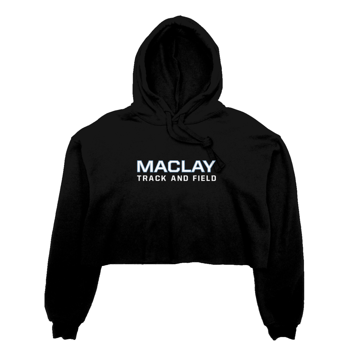 Women's Maclay Track & Field Bella + Canvas Cropped Hoodie