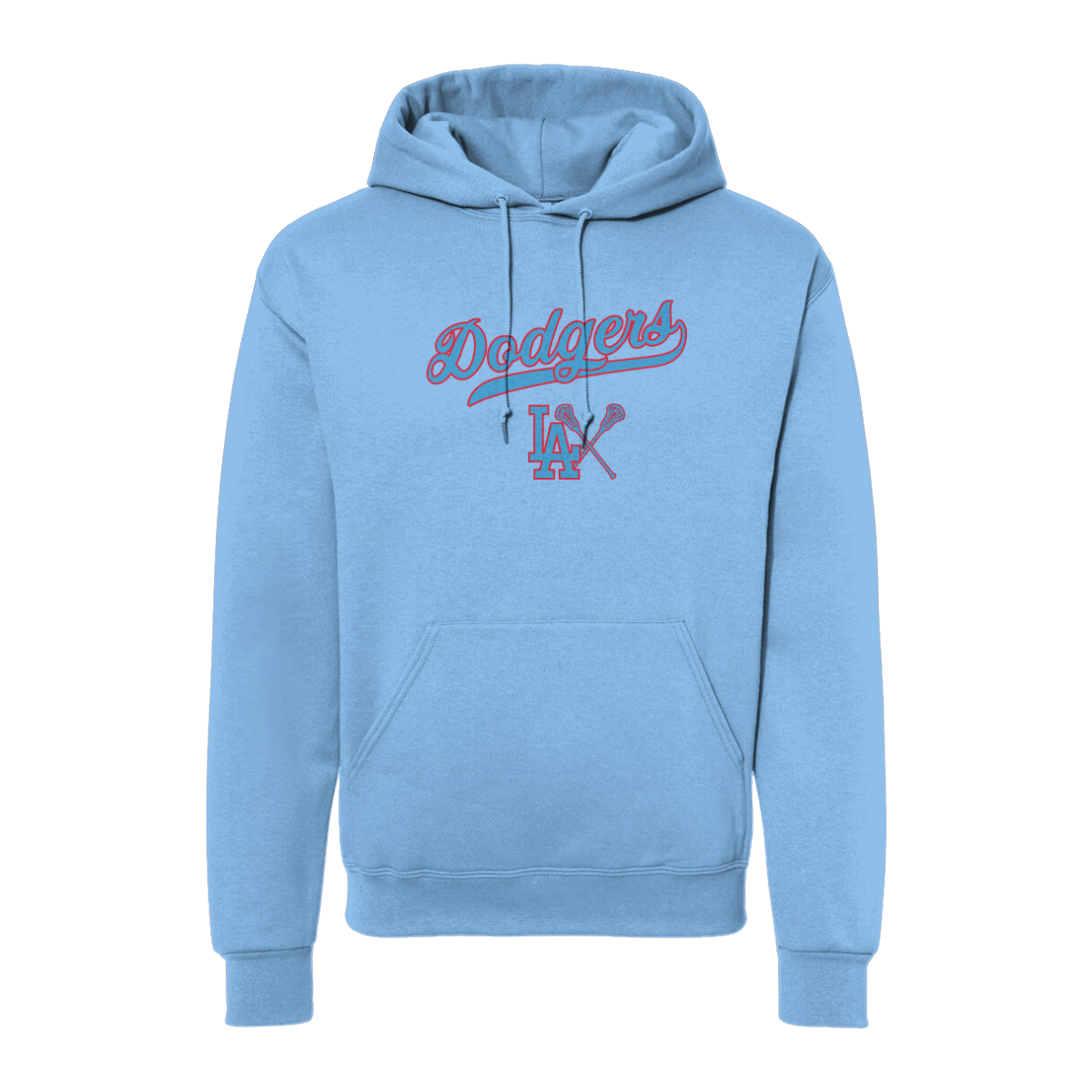 Adult Dodgers Jerzees Blend Hoodie