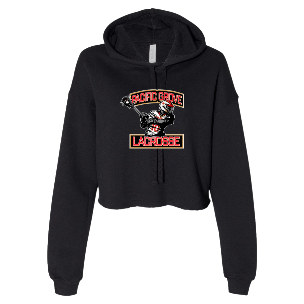 Women's PGHS Lacrosse Bella + Canvas Cropped Hoodie