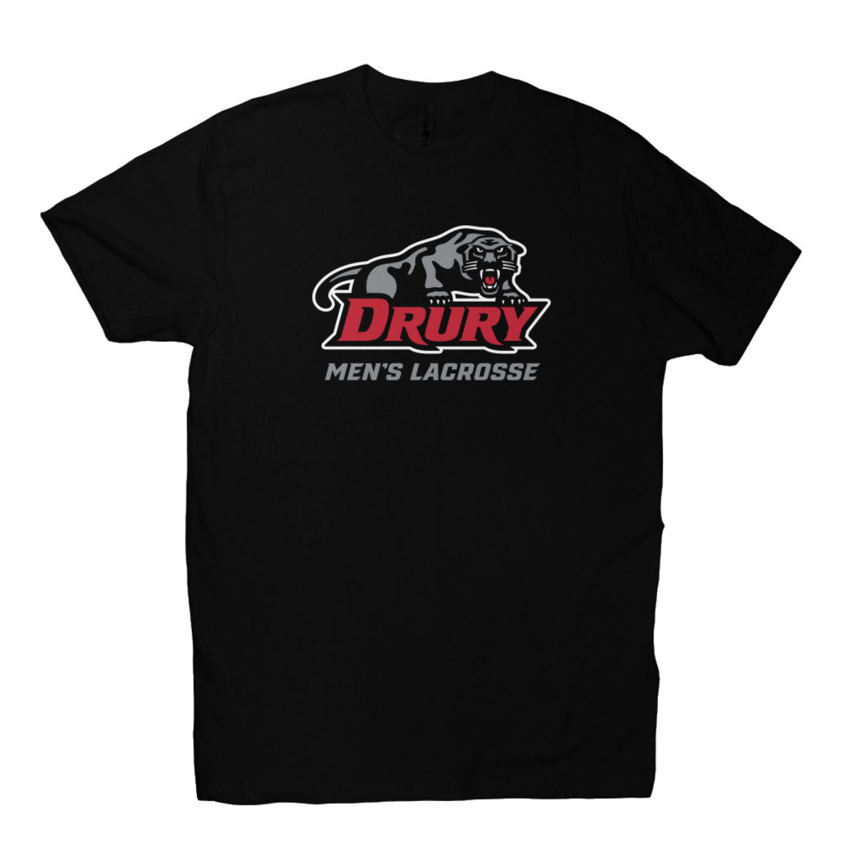 Adult Drury Lacrosse Next Level Cotton Crew T-Shirt