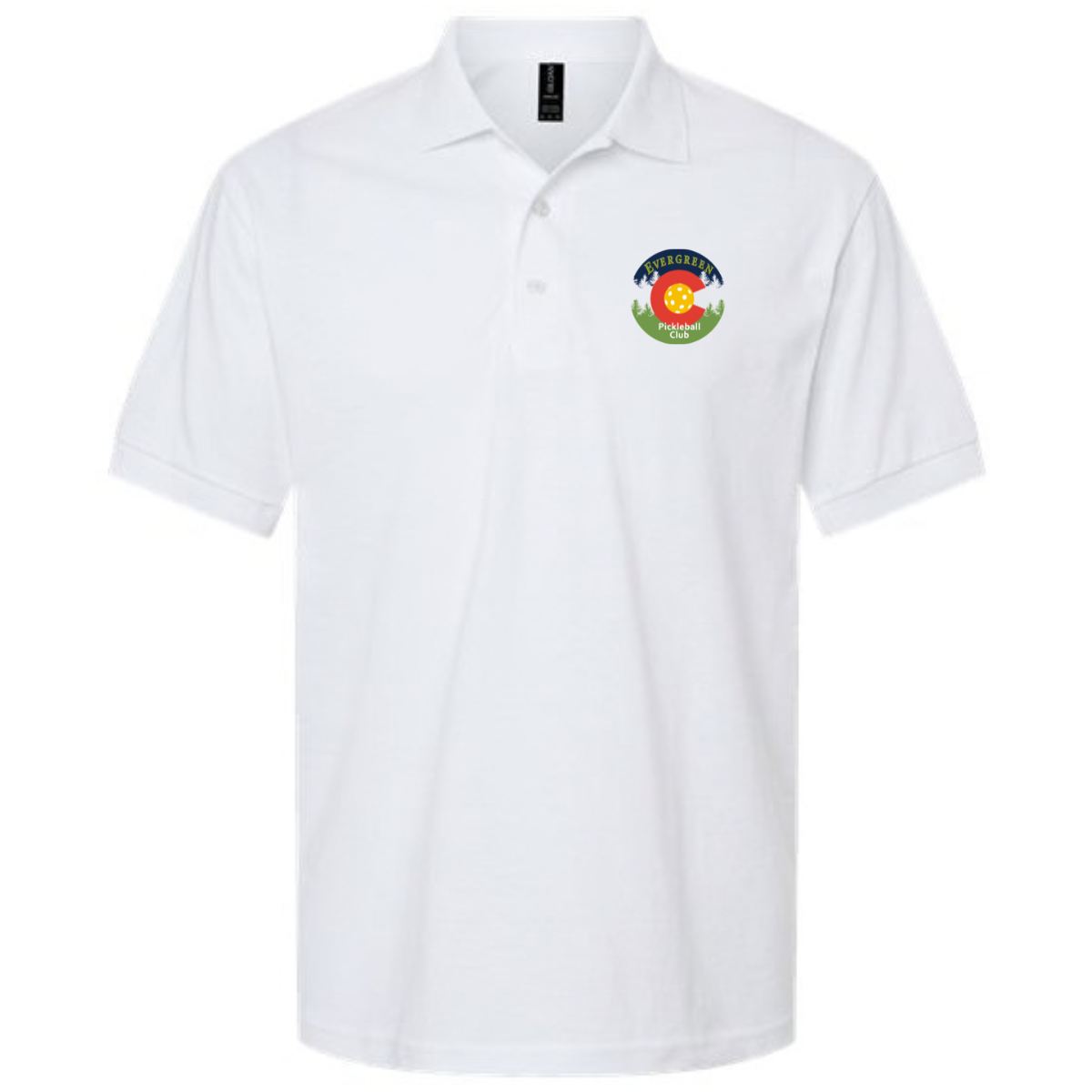 Adult Evergreen Pickleball Gildan Dryblend Polo