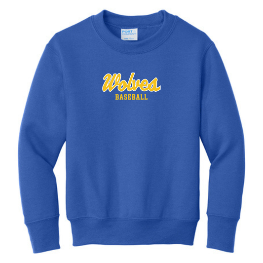 Youth St. Paul's Baseball Port & Company Crewneck Sweatshirt