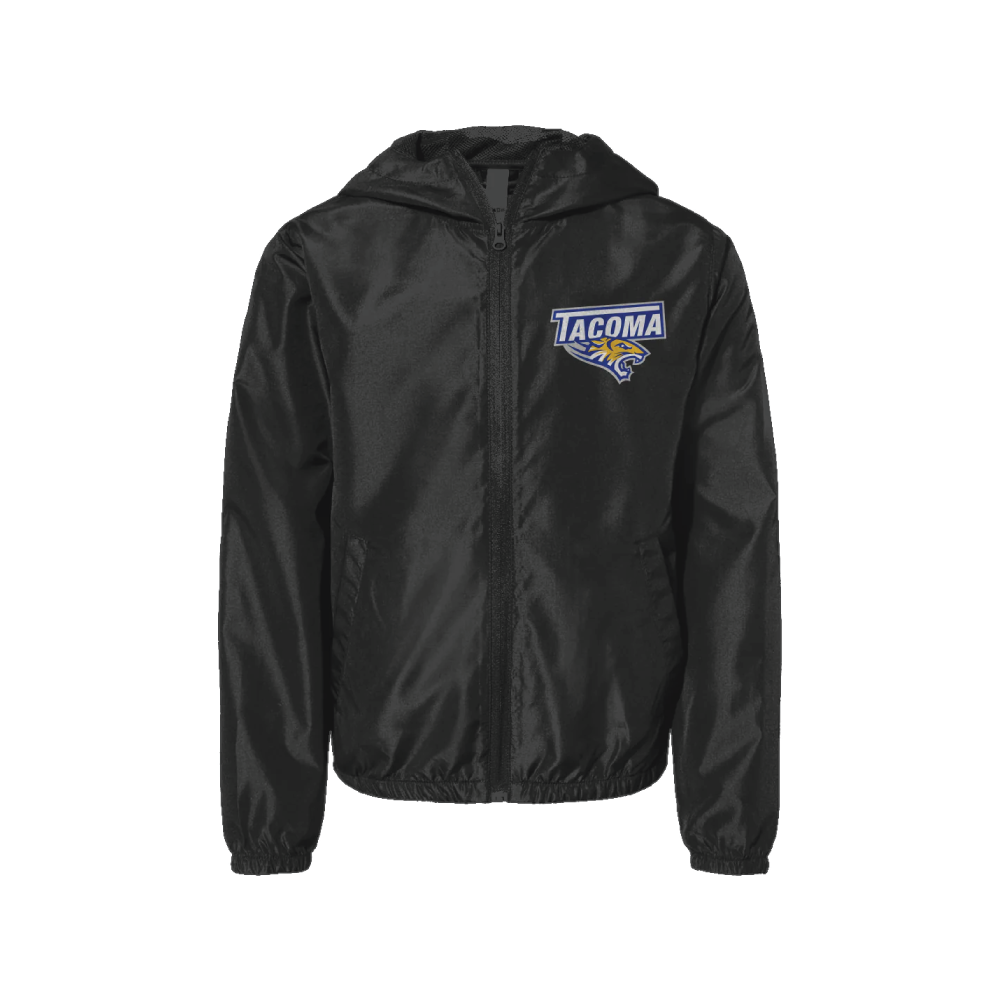 Youth Tacoma Tigers Lacrosse Corner Store Lightweight Windbreaker Full-Zip Jacket