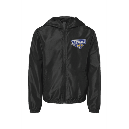 Youth Tacoma Tigers Lacrosse Corner Store Lightweight Windbreaker Full-Zip Jacket