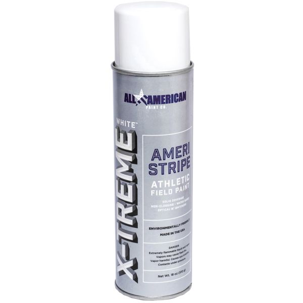 Ameri-Stripe 12/case XTREME White Athletic Aerosol Turf Paint, 18oz. Cans
