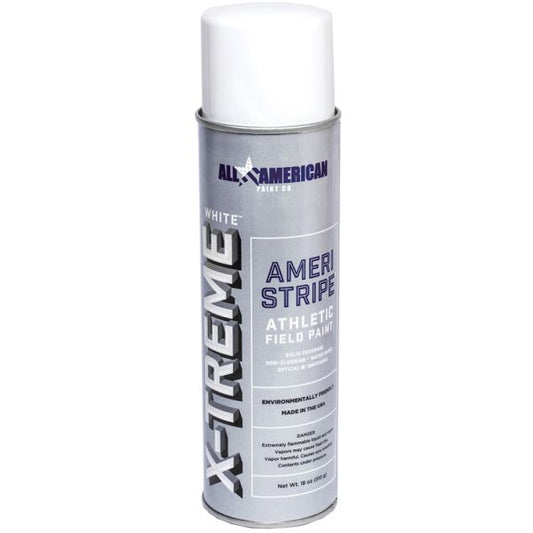 Ameri-Stripe 12/case XTREME White Athletic Aerosol Turf Paint, 18oz. Cans