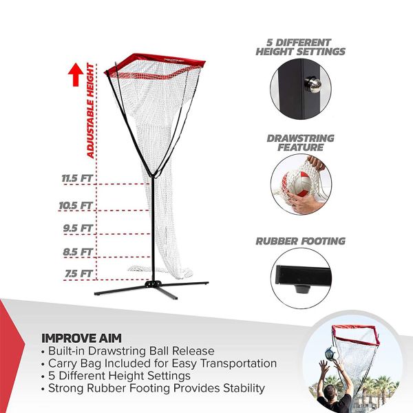 POWERNET Volleyball Setter Trainer Net