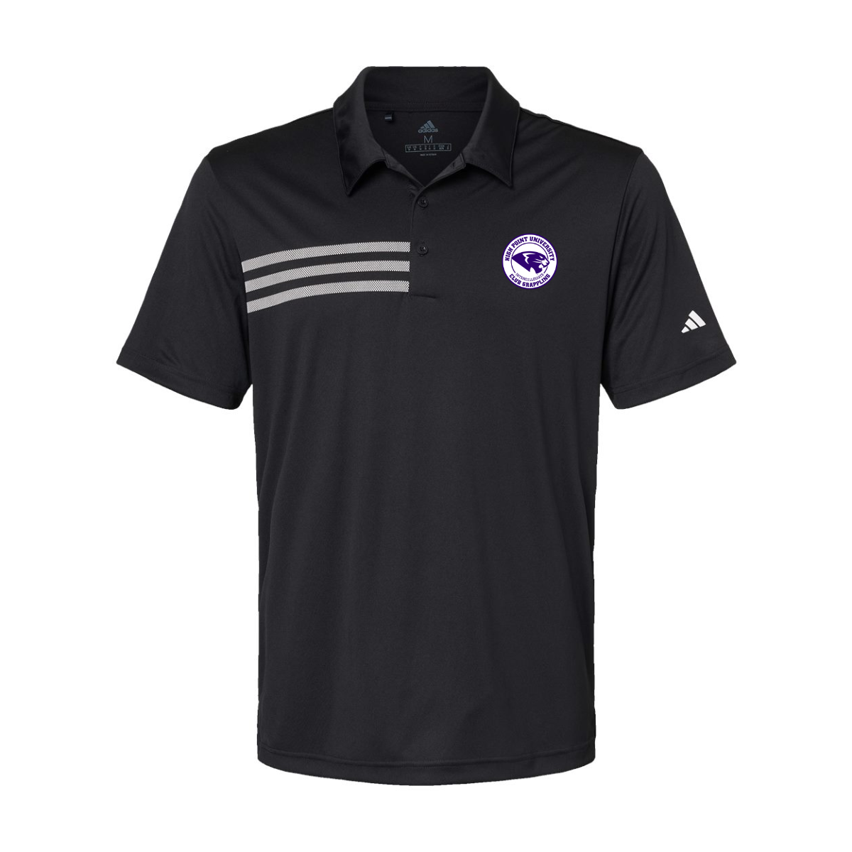 Adult Adidas 3-Stripe Chest Polo - Grappling