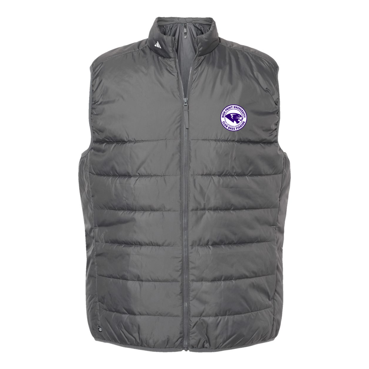 Adult Adidas Puffer Full-Zip Vest - Bass Fishing