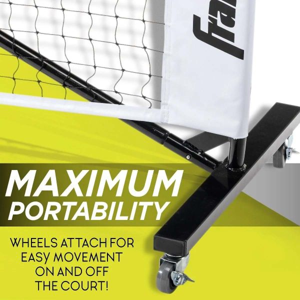 Franklin Official Tournament Pickleball Net w/ Wheels