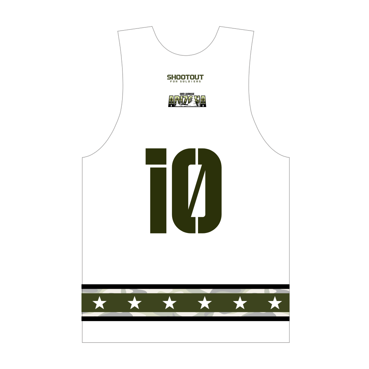 Shootout for Soldiers Reversible Pinnie