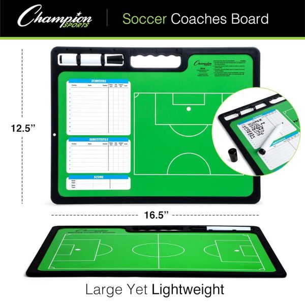 Champion 12.5"x16.5" Pro XL Soccer Coaching Board