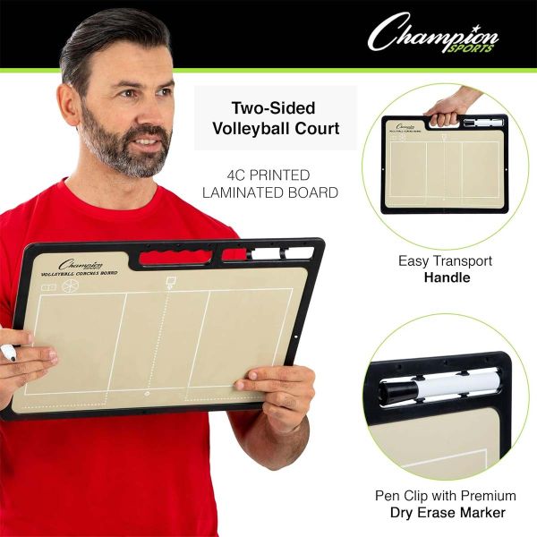 Champion 12.5"x16.5" Pro XL Volleyball Coaching Board