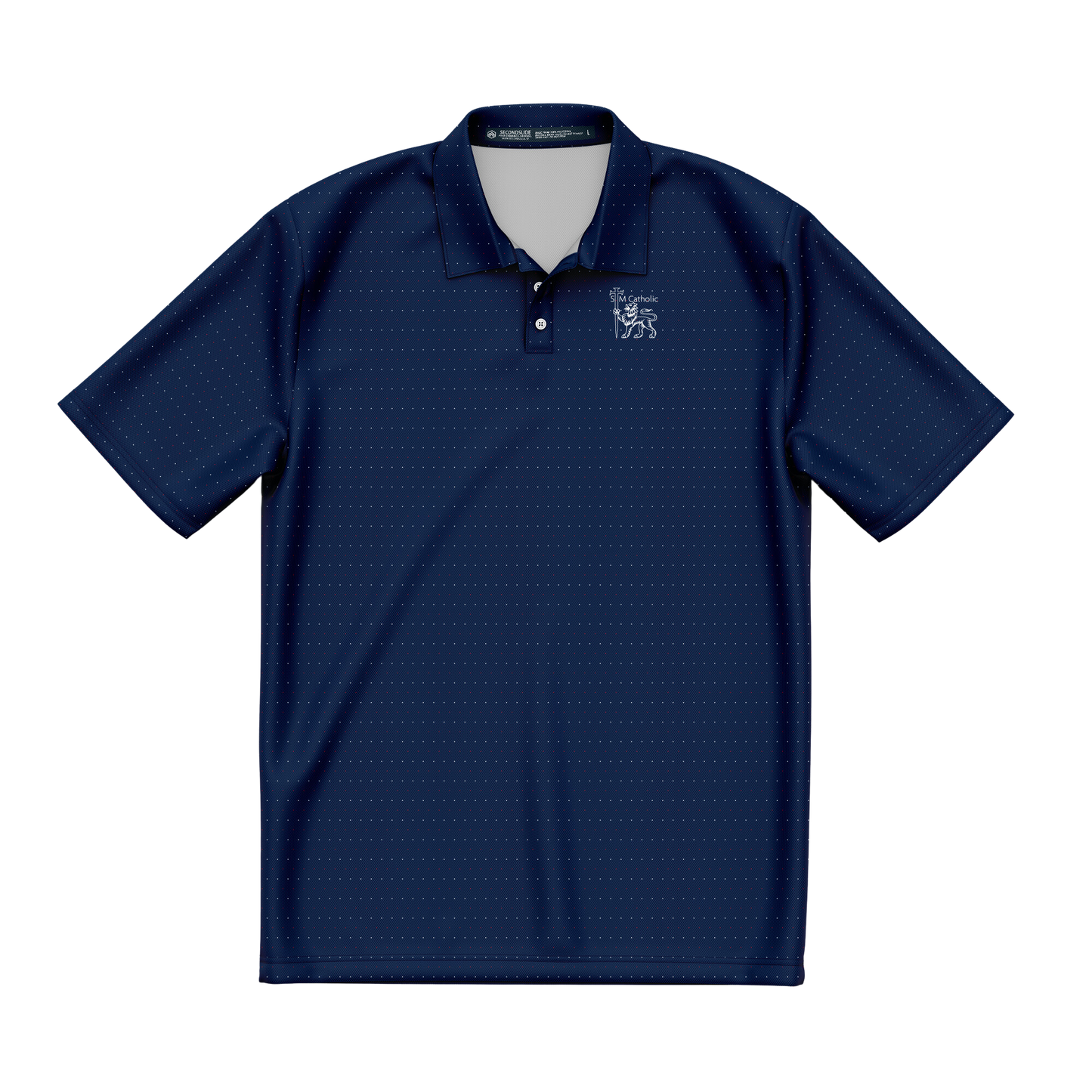 Men's STM Catholic Sublimated Performance Polo