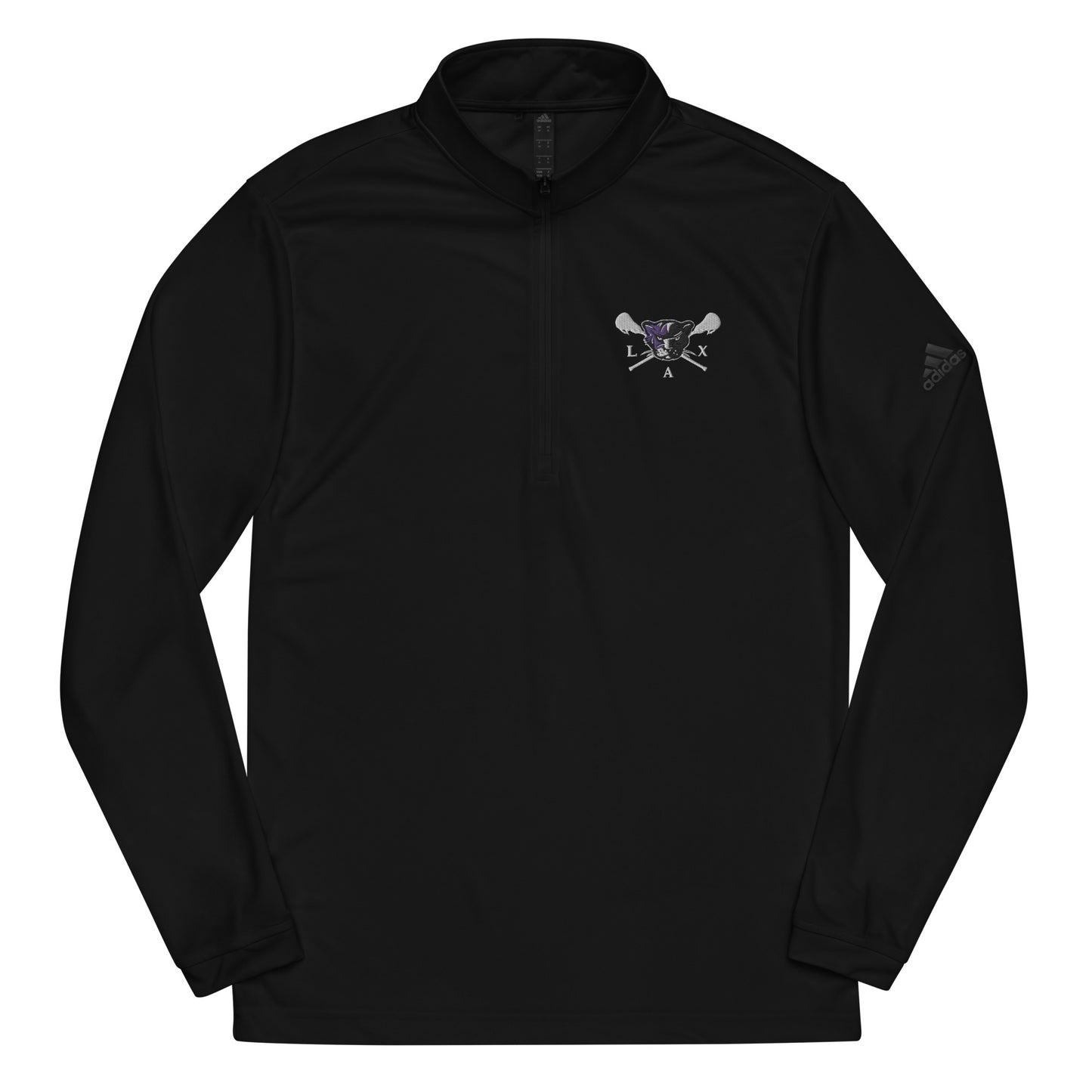 Adult LaxCats Adidas Quarter Zip Pullover
