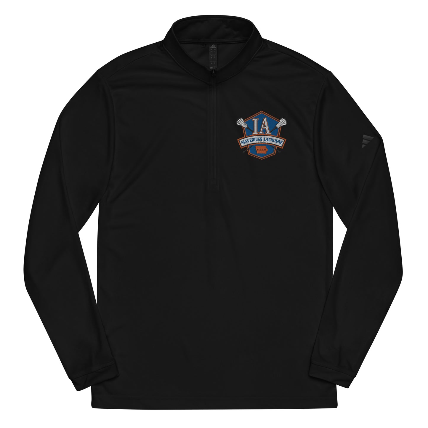 Adult Iowa Mavericks Adidas Quarter Zip Pullover