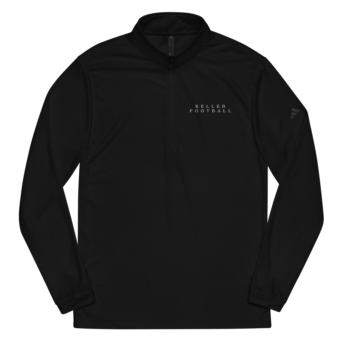 Adult Keller HS Football Adidas Quarter Zip Pullover