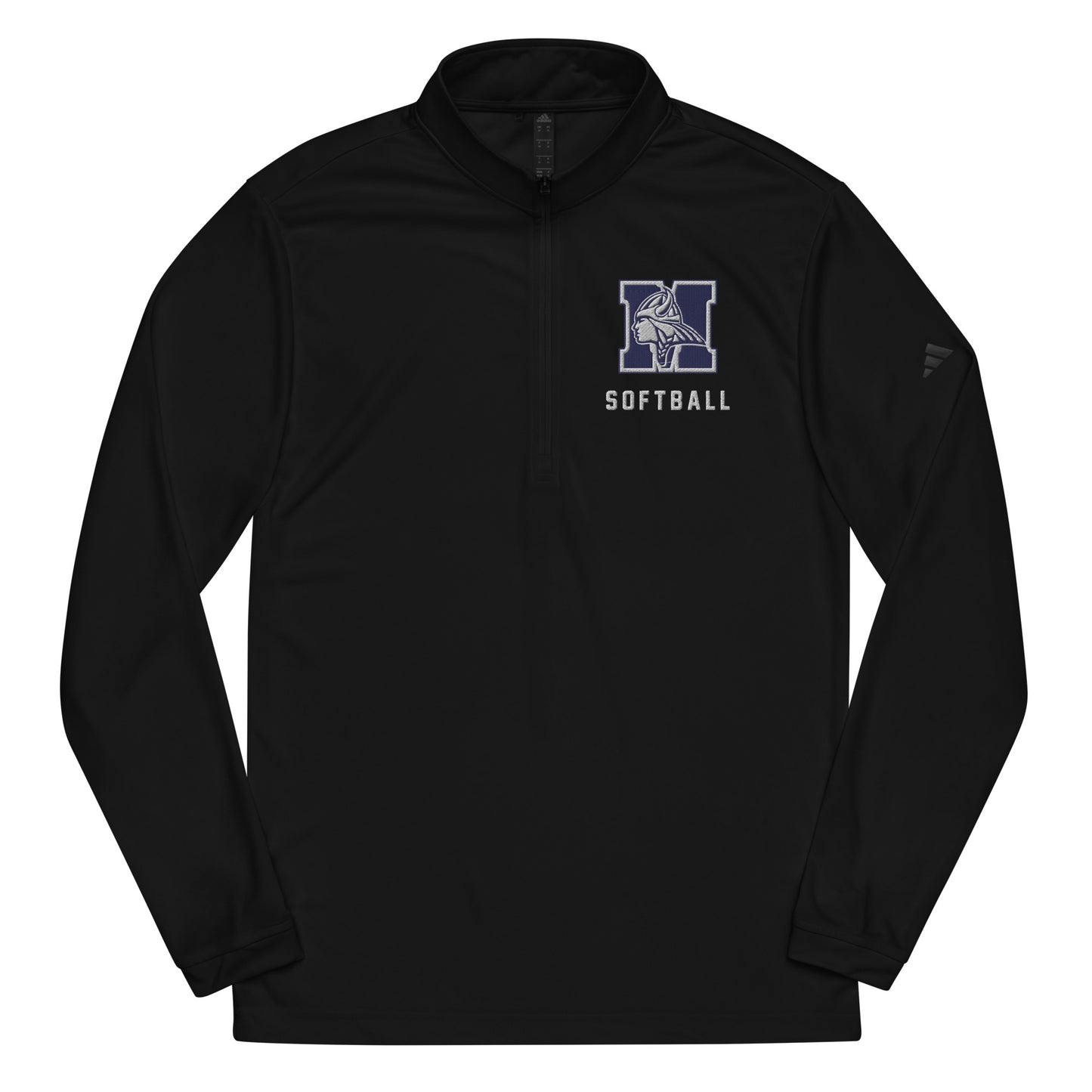 Adult Maclay Softball  Adidas Quarter Zip Pullover