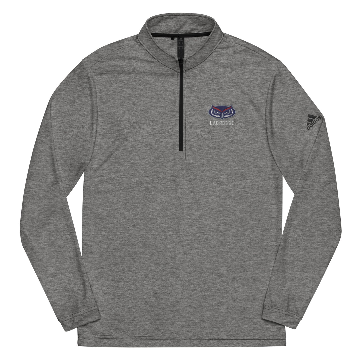 Adult FAU Lacrosse Adidas Quarter Zip Pullover
