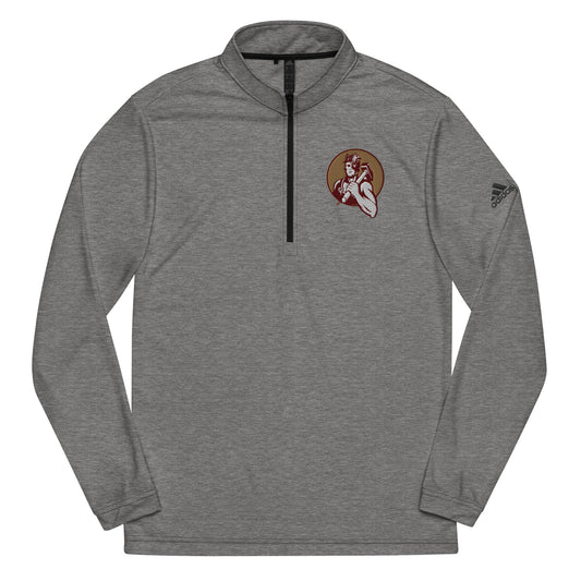 Adult BJR Wrestling Adidas Quarter Zip Pullover