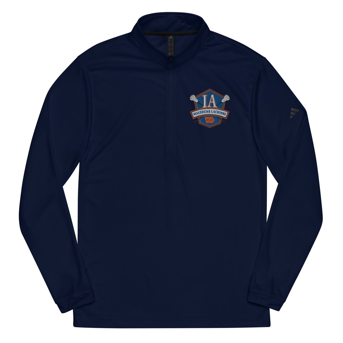 Adult Iowa Mavericks Adidas Quarter Zip Pullover
