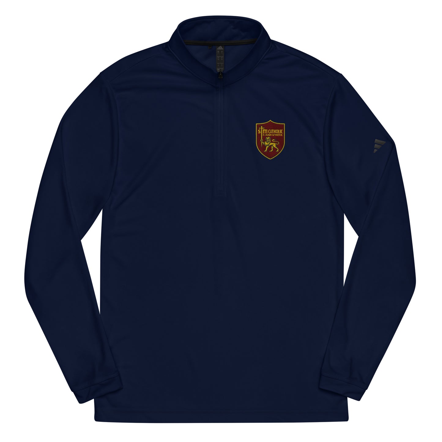 Adult STM Catholic Adidas Quarter Zip Pullover