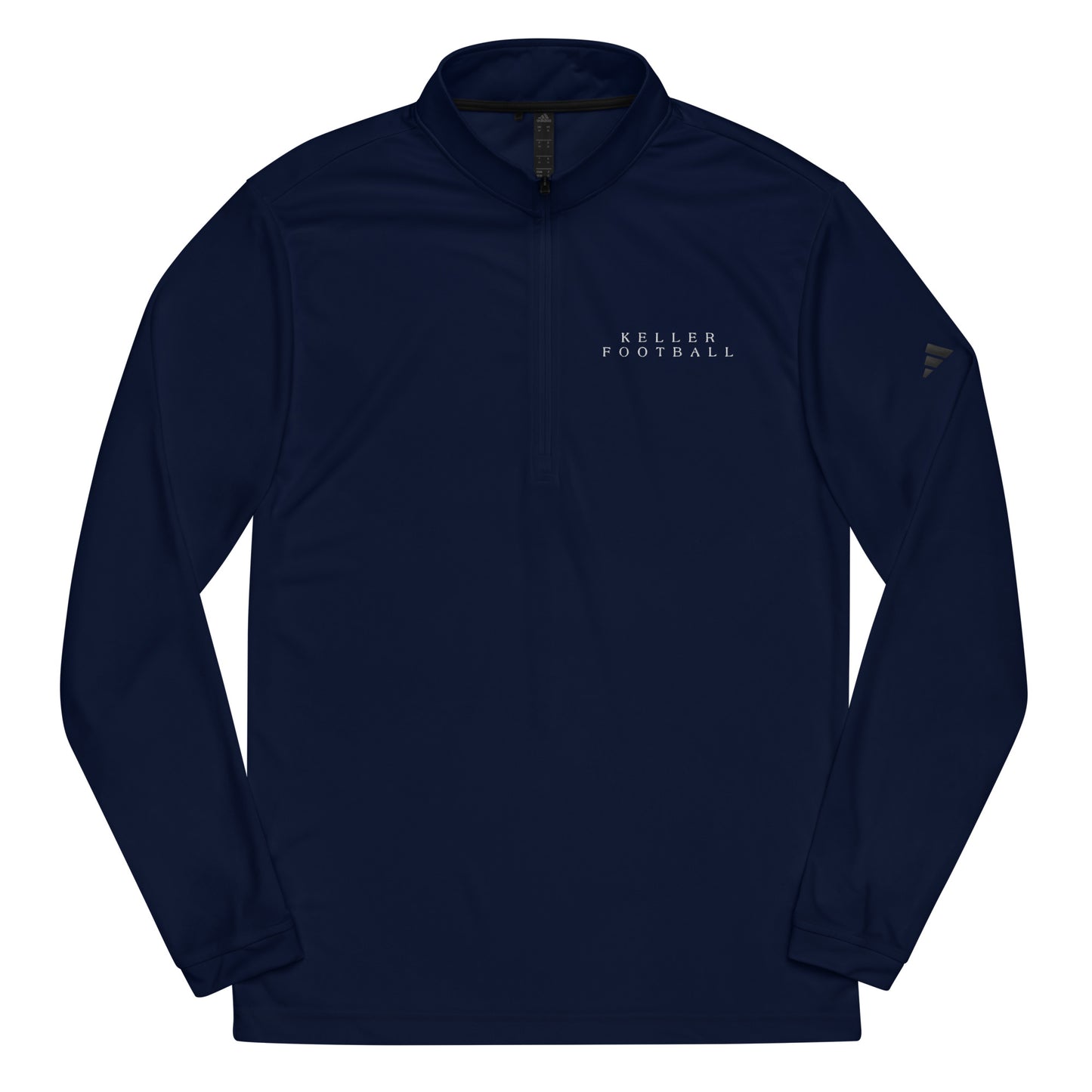 Adult Keller HS Football Adidas Quarter Zip Pullover