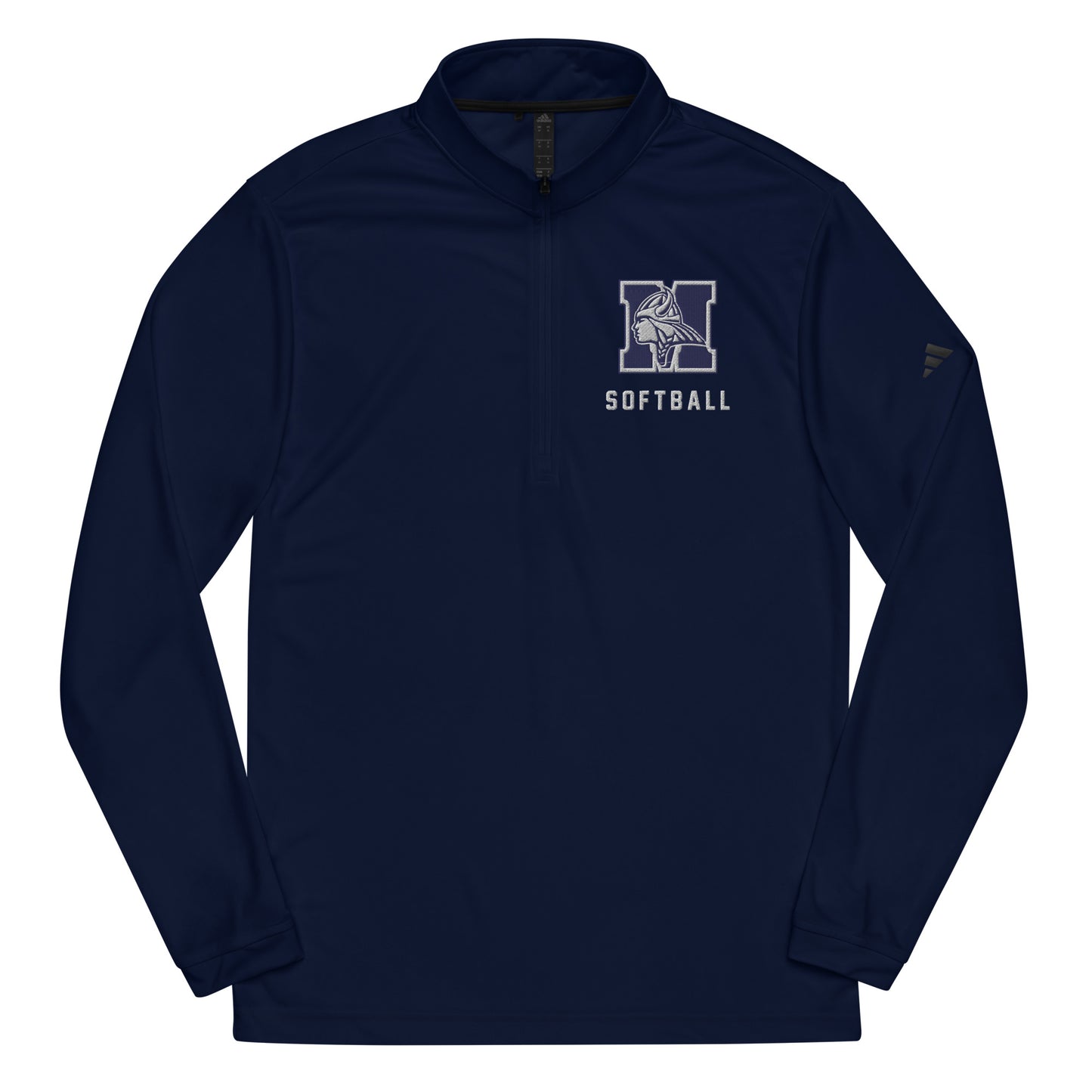 Adult Maclay Softball  Adidas Quarter Zip Pullover