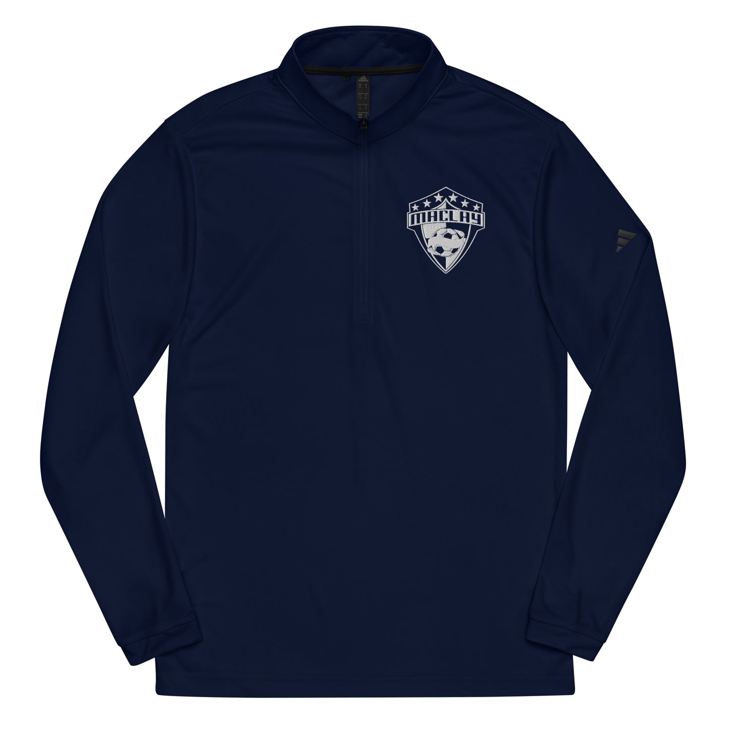 Adult Maclay Soccer Adidas Quarter Zip Pullover