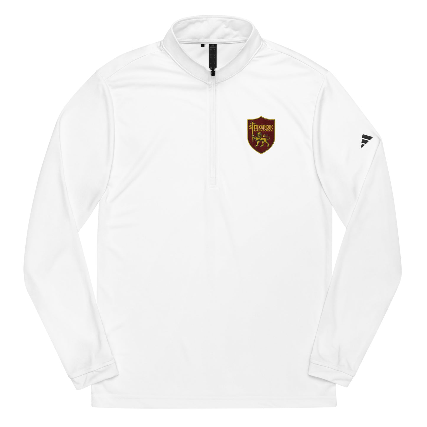 Adult STM Catholic Adidas Quarter Zip Pullover