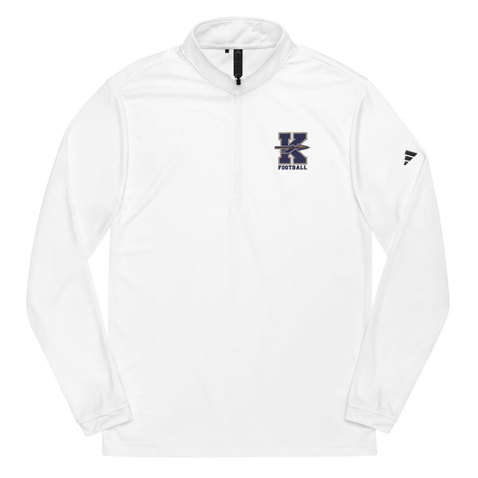 Adult Keller HS Football Adidas Quarter Zip Pullover