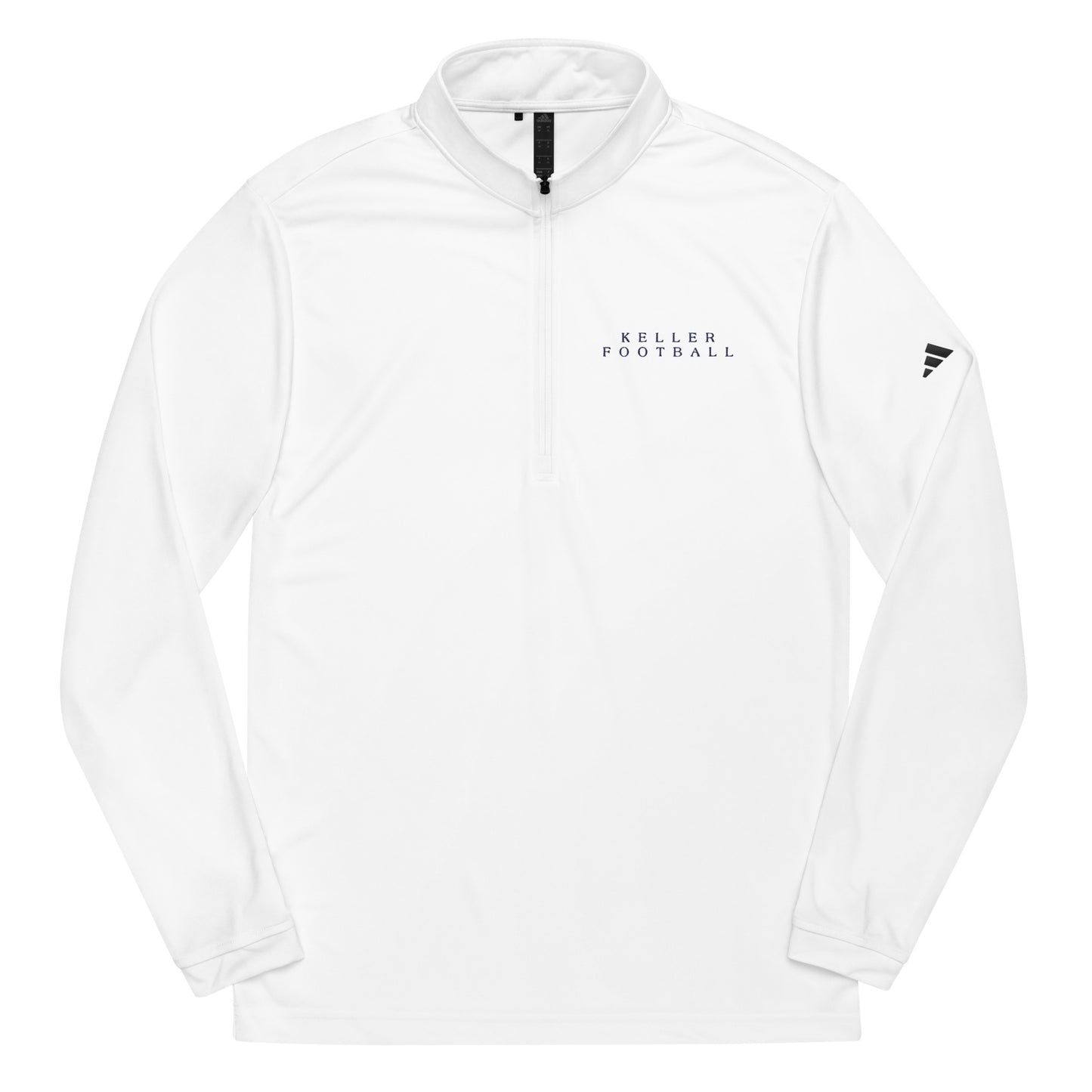 Adult Keller HS Football Adidas Quarter Zip Pullover